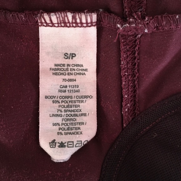 3/$30 Cropped Burgundy Velvet Bustier - Picture 3 of 5